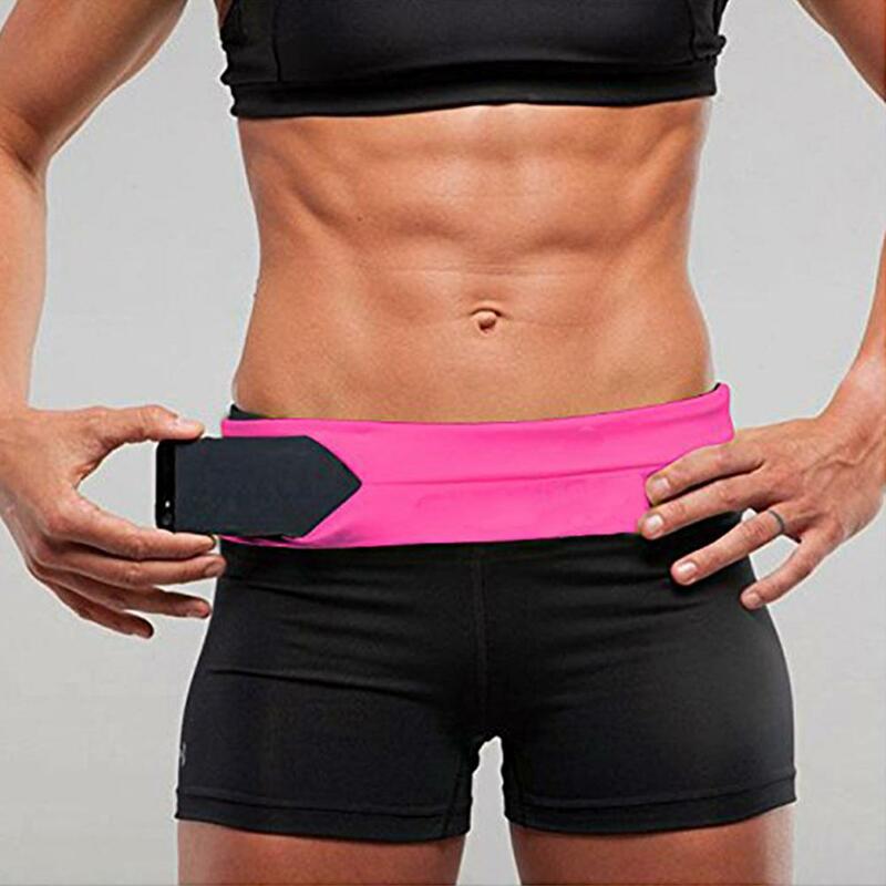 Men Women Running Waist Bag Pouch Mobile Phone Hidden Bag Jogging Belt Cycling Belly Pack Waistbag Wallet Gym Sport Accessories