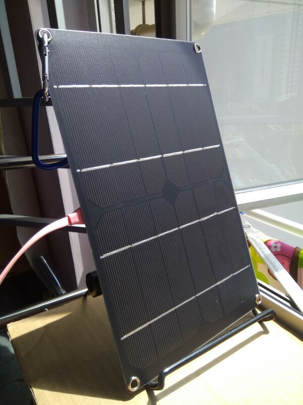 5 v 1a saída usb carregador solar ao ar livre protable célula solar painel solar carregador para o telefone 6 w mono célula solar