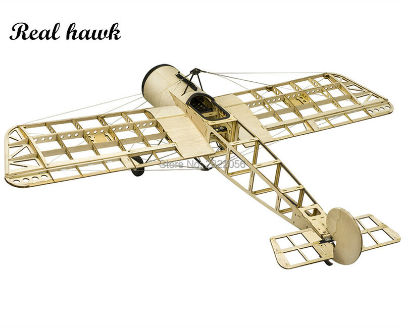 RC AiranaModel-Kit de construction en bois Fokker E.III Eindecker, échelle découpée au laser 1200mm, Fighter Balsa WW1, modèle de calcul, robinet en bois E