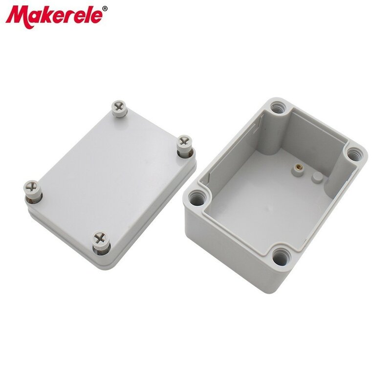 Caja de plástico impermeable IP65, Conector de caja eléctrica para proyecto electrónico, caja de conexiones ABS, 1 piezas