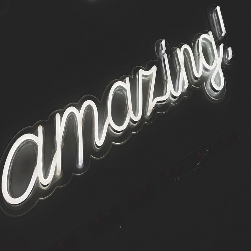 Customized decoration led flexible neon letters shop sign bar sign