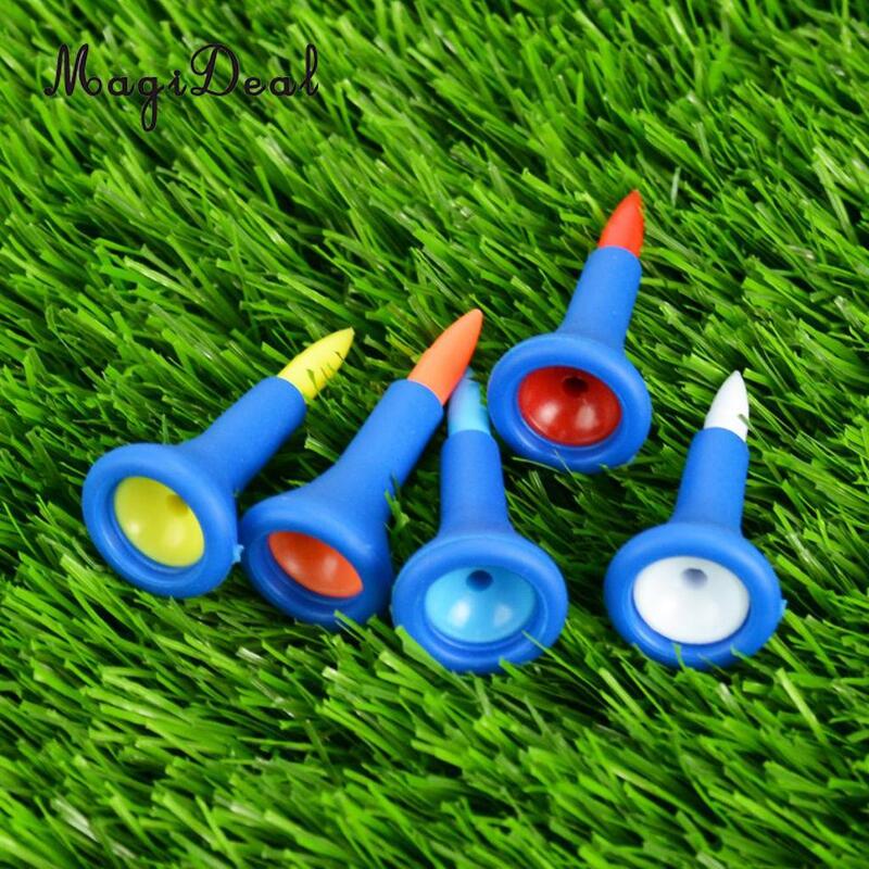 MagiDeal 10 pezzi/set Morbido Cuscino di Gomma Top Golf Magliette Colore Casuale Breve