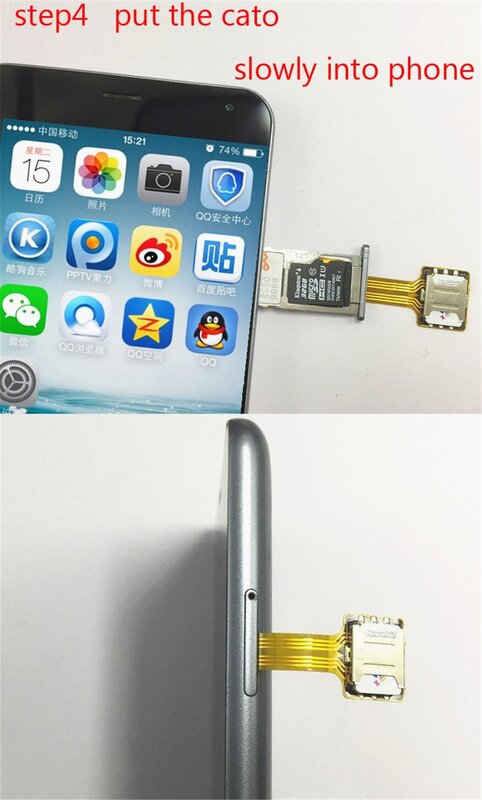 Hurtownia hybrydowa podwójna podwójna karta SIM Micro SD Adapter dla androida Extender 2 Nano Micro SIM Adapter dla Xiaomi Redmi Huawei itp