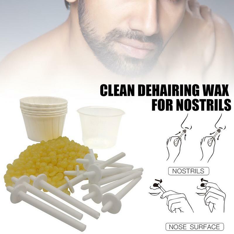 Kit de cera portátil da remoção do cabelo do nariz para homens e mulheres alta qualidade profissional da remoção do cabelo acessórios cosméticos vara da cera quente