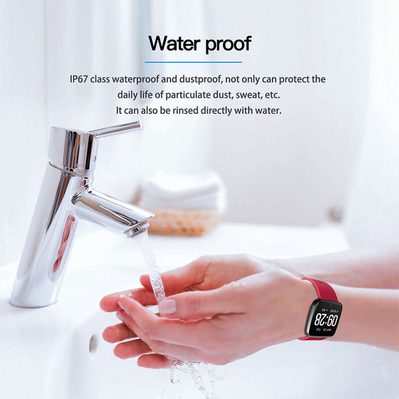 Y7 Smart watch IP67 wodoodporna opaska monitorująca aktywność fizyczną pulsometr ciśnienie krwi kobiety mężczyźni zegar smartwatch dla androida IOS