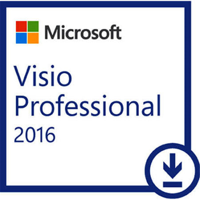 Microsoft Office Visio Professional 2016 для Windows, ключ для загрузки продукта, цифровая доставка, 1 пользователь