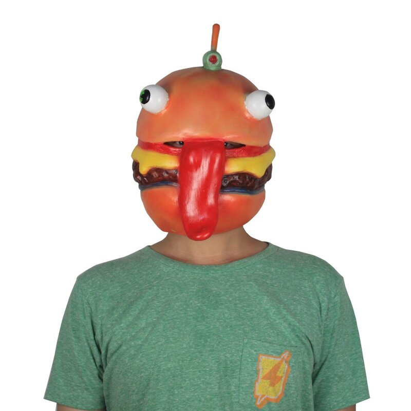 Máscara de Cosplay de Battle Royale Beef Boss para adulto, máscara completa de látex, accesorios para fiesta de Halloween, envío directo