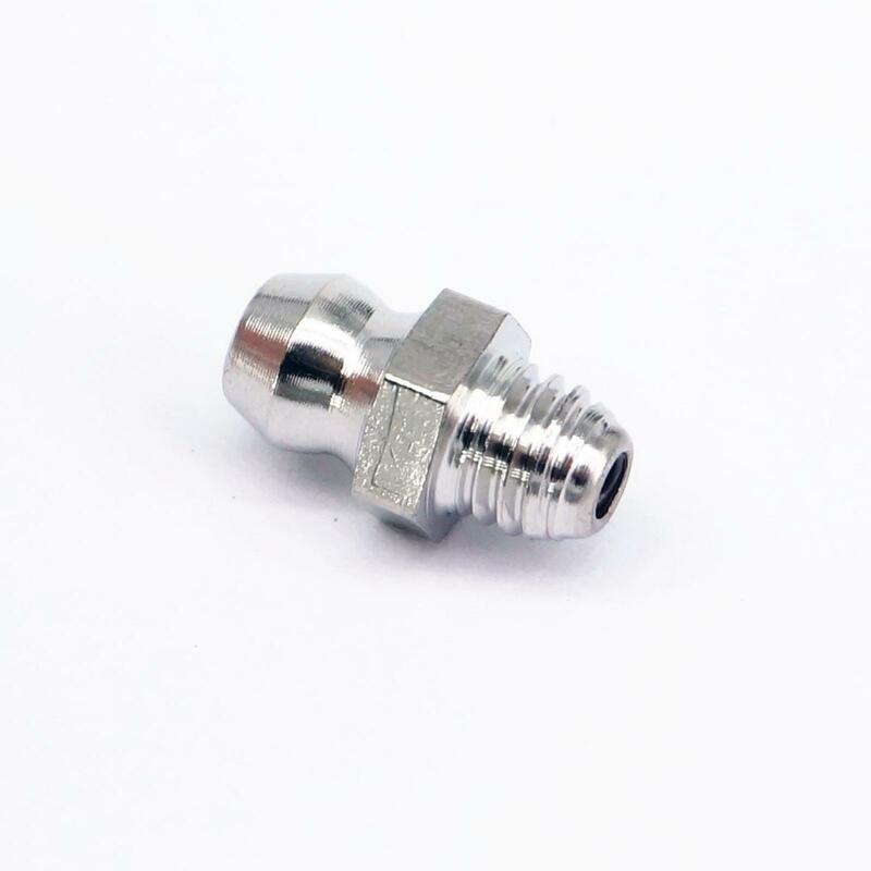 LOT 10 M5x0.8 M6x0.75 M6x1 M8x1 M8x1.25 Metric Threadd Male 304 Stainless Steel Grease Zerk Nipple Fitting For Grease