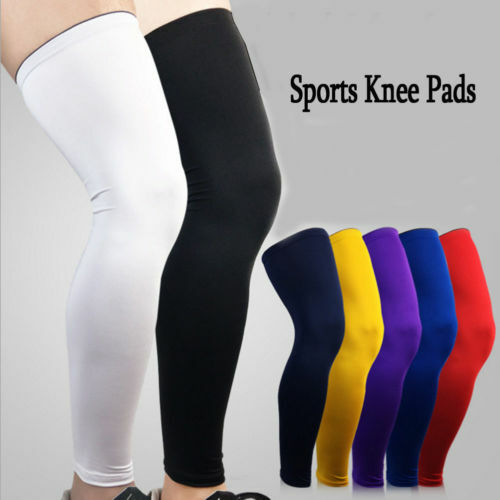 Cool Men Running Fitness Sports Leg Knee Sleeve Solid Fashion Leg Protector Sleeve Compression Sleeve Support Men Knee Sleeve