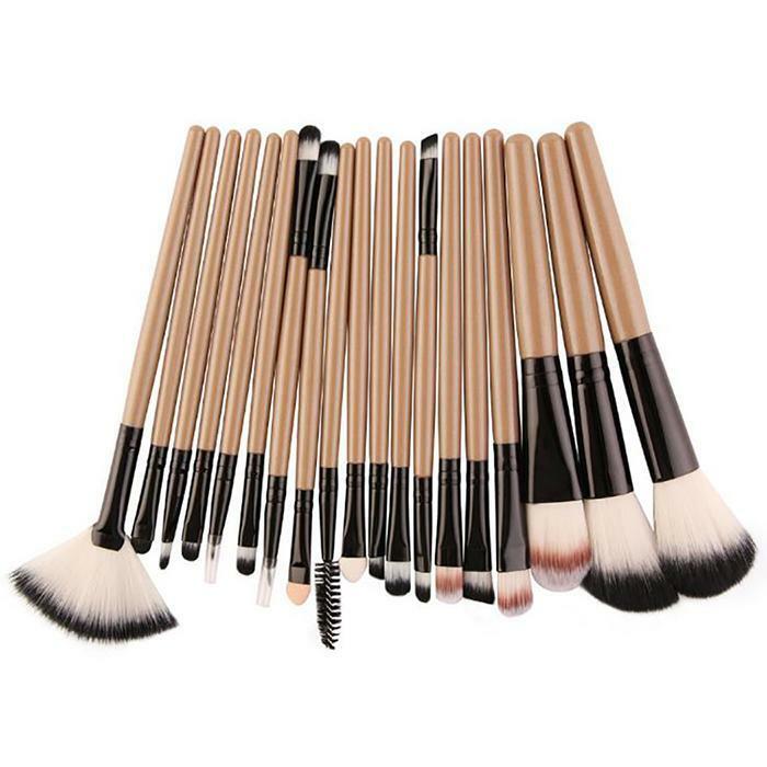 18 Pcs/Set Makeup Brushes Foundation Eyeshadow As picture Blush Home Nylon Contour Brush Face, Tools General