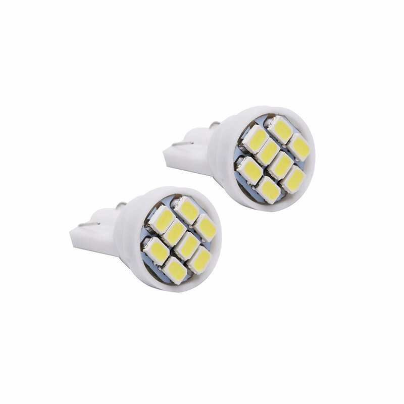 10pcs T10 Led Car Light For Auto W5W 194 168 COB 5050 Led Parking Wedge Clearance Lamps DC 12v Cold White/Blue/Green/Red/Yellow 