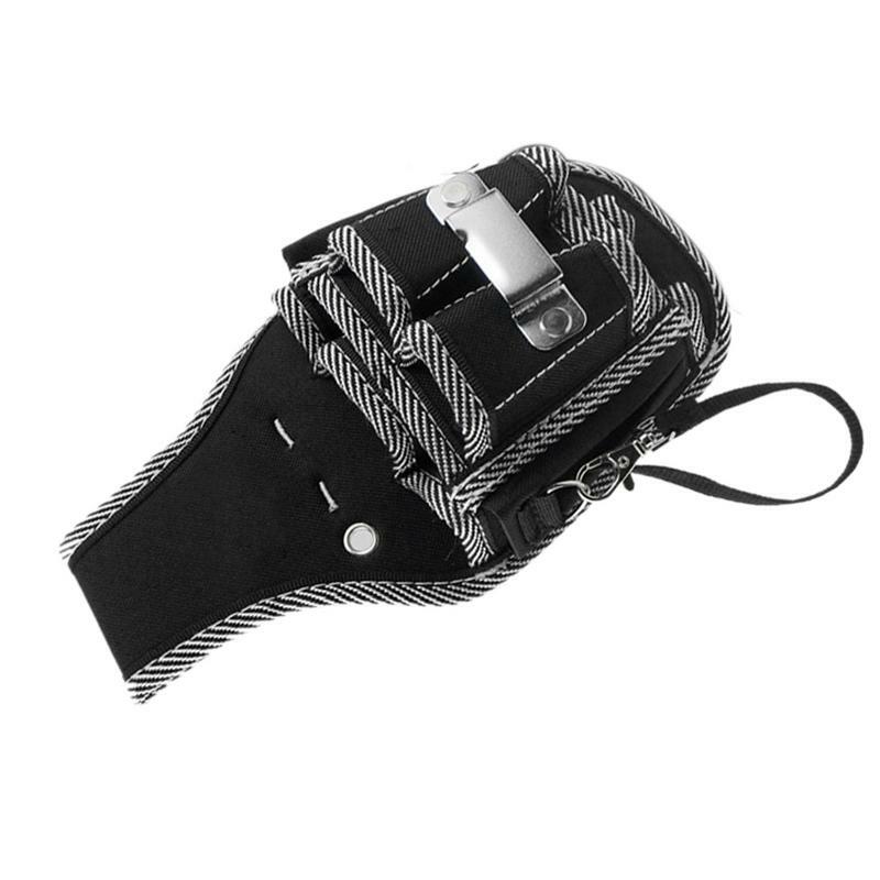 9-em 1 Broca Chave De Fenda Utilitário Kit Nylon Tecido Ferramenta Saco Eletricista Cintura Ferramenta de Bolso Belt Pouch Bag #45