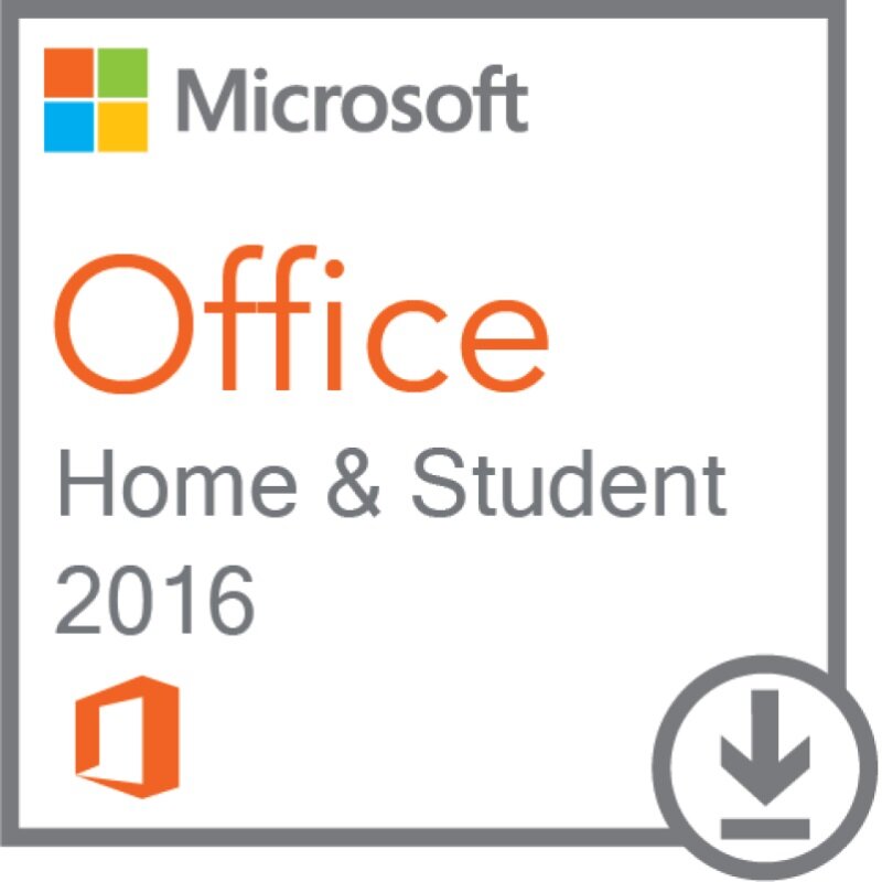 Microsoft Office Hogar y estudiante 2016 para windows minorista en caja con código de clave de producto, descarga de PC