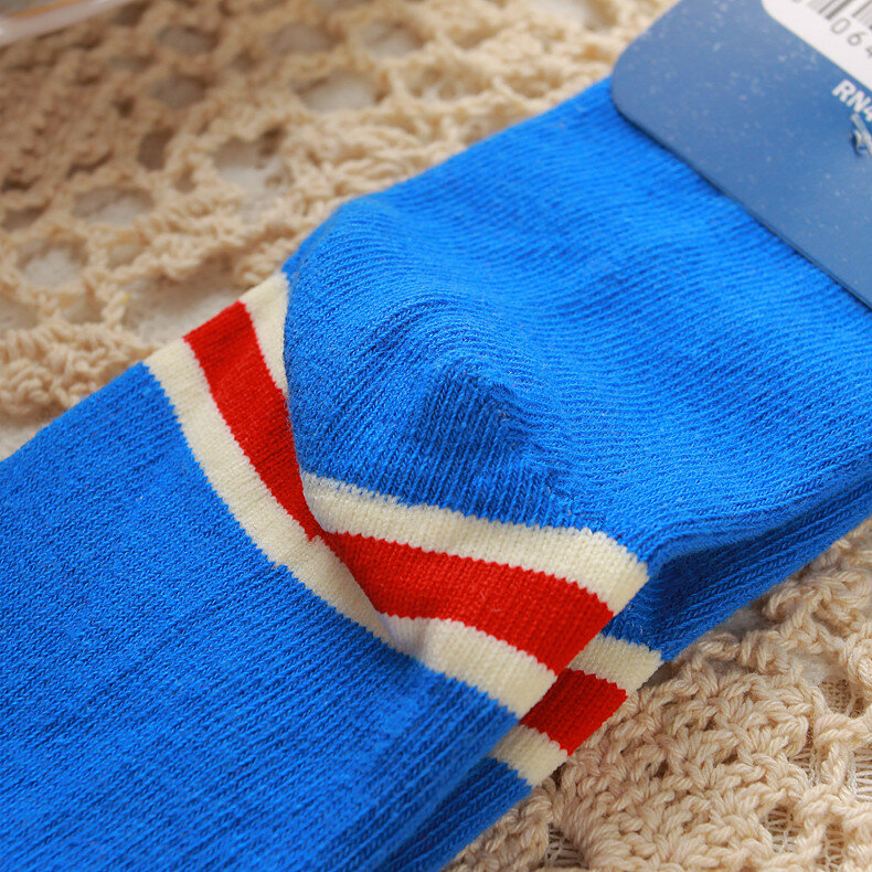Chaussettes pour enfants garçons et filles, une paire, motif drapeau National, royaume-uni, états-unis, islande, 2-4 ans