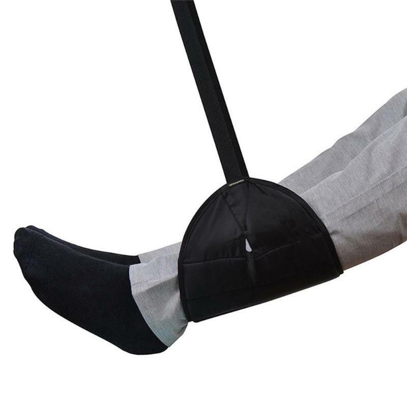 Удобная вешалка для путешествий самолет подставка для ног гамак Сделано с пеной памяти Премиум гамак для отдыха для путешествия офиса