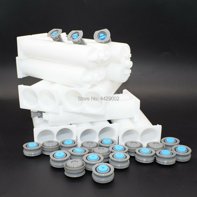 10pcs 1:1 50ml AB Glue Epoxy Polyurethane Silicone Sealant Acrylic Adhesive Epoxies Glue Cartridge Empty 2-part Cartridge Mixer
