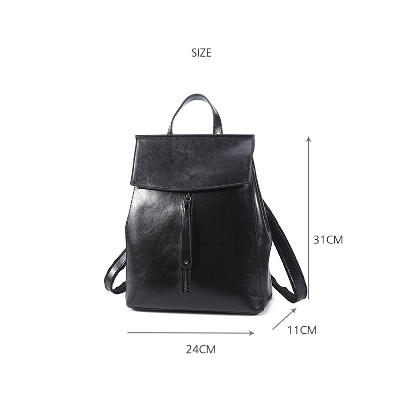 fashion quality chengguan 2688 genuine leather leisure backpack simplicity  comfortable high-capacity practical workmanship 2019