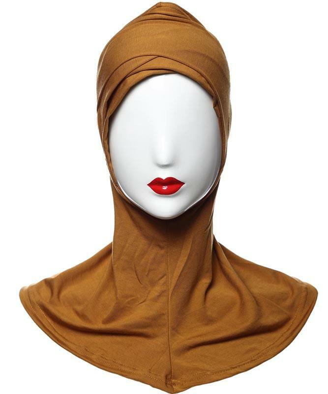 Kerudung Wanita Muslim Selendang Syal Penutup Leher Kepala Turban Selendang Syal Amira Selendang Syal Pembungkus Topi Dalam Topi Ninja