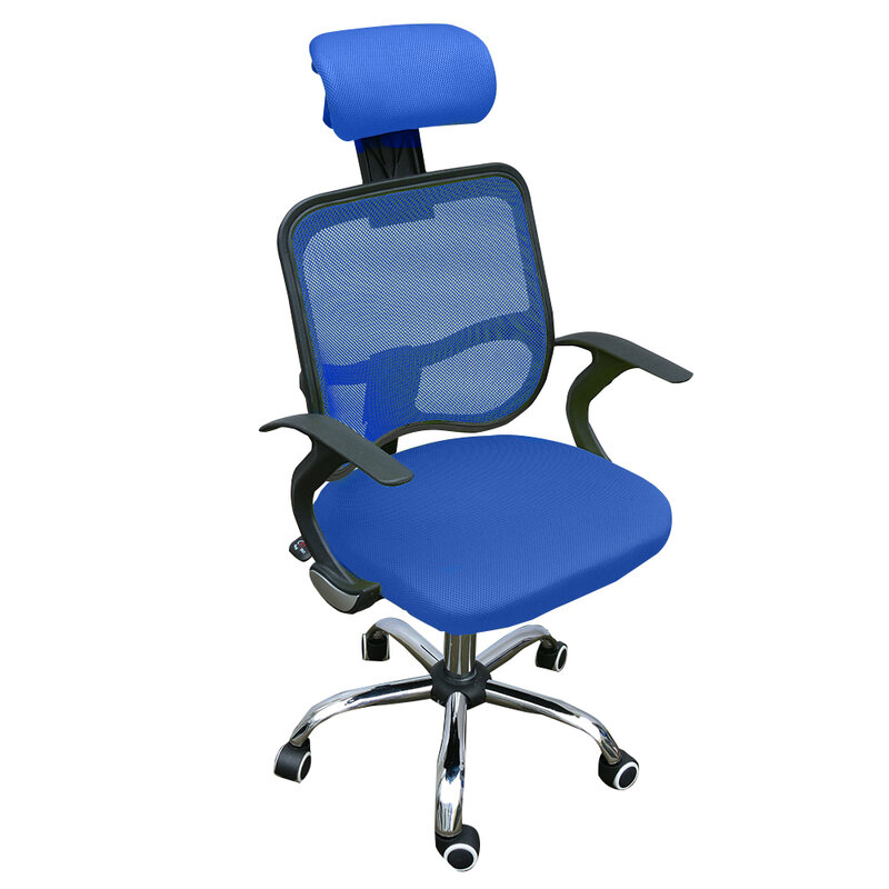 รหัสDECESELL8 Executive Officeเก้าอี้คอมพิวเตอร์เก้าอี้ตาข่ายที่นั่งผ้ากลับผ่อนคลายหัวPad Bossเก้าอี้360 ° หมุนล...