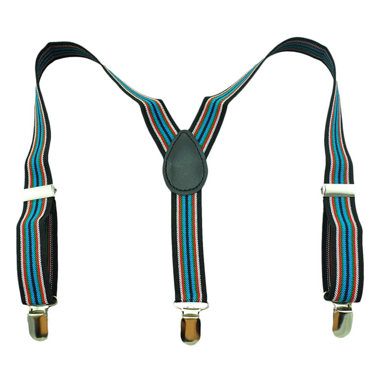 Sprzedaż hurtowa i detaliczna 2.5cm x 65cm paski #04 szelki dla dzieci prezent dla dzieci elastyczne szelki Slim Suspender y-back chłopięce szelki