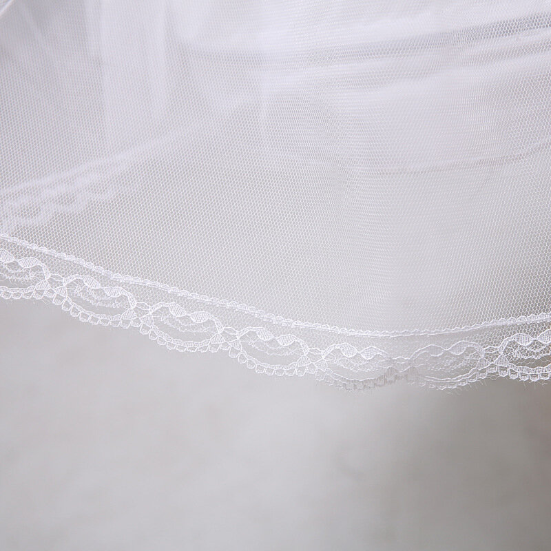 Flower Girl's Petticoat Little Bride Underskirt Crinoline 2 Hoops with Tulle Undergarment Slip Communion Wedding Dress Accessory