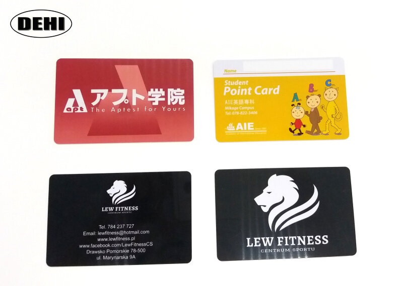 200 Stuks Custom Printing Card 13.56 Mhz 125 Khz Rfid Card Nfc Kaart Print Logo Gedrukt Willekeurige Patroon Nummer Vip kaart