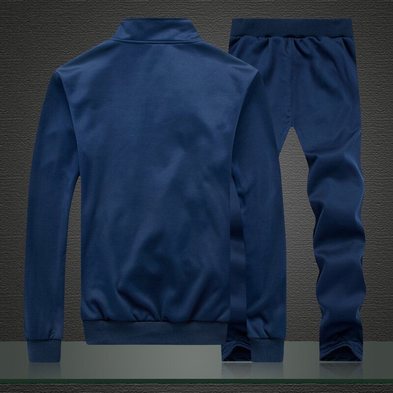 DIMUSI-conjunto deportivo para hombre, sudadera y pantalones de chándal, chándal ajustado, 2 piezas, otoño y primavera