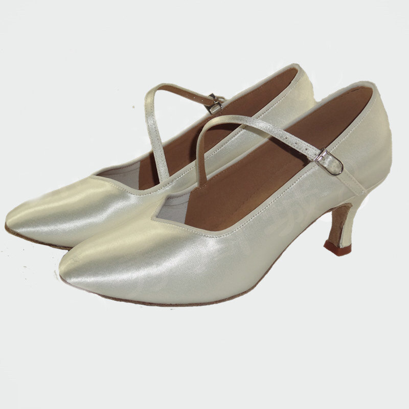 Женские кроссовки для бальных танцев, мягкая подошва, сатин, 138