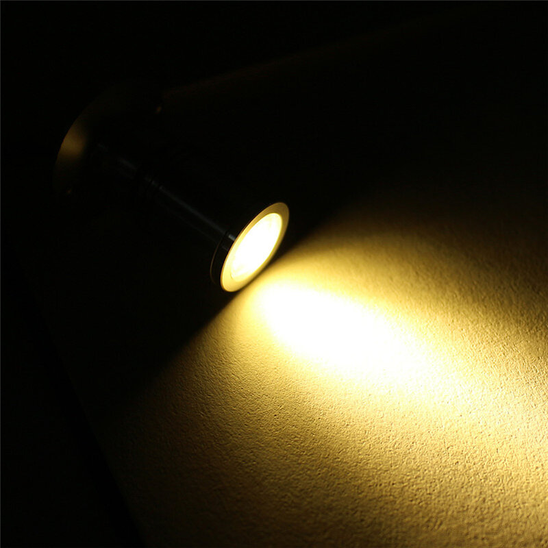 Mini led downlight kast spot light 5 stks/partij 1W 3W AC110V 220V Wit of warm wit led closet downlight RoHS CE
