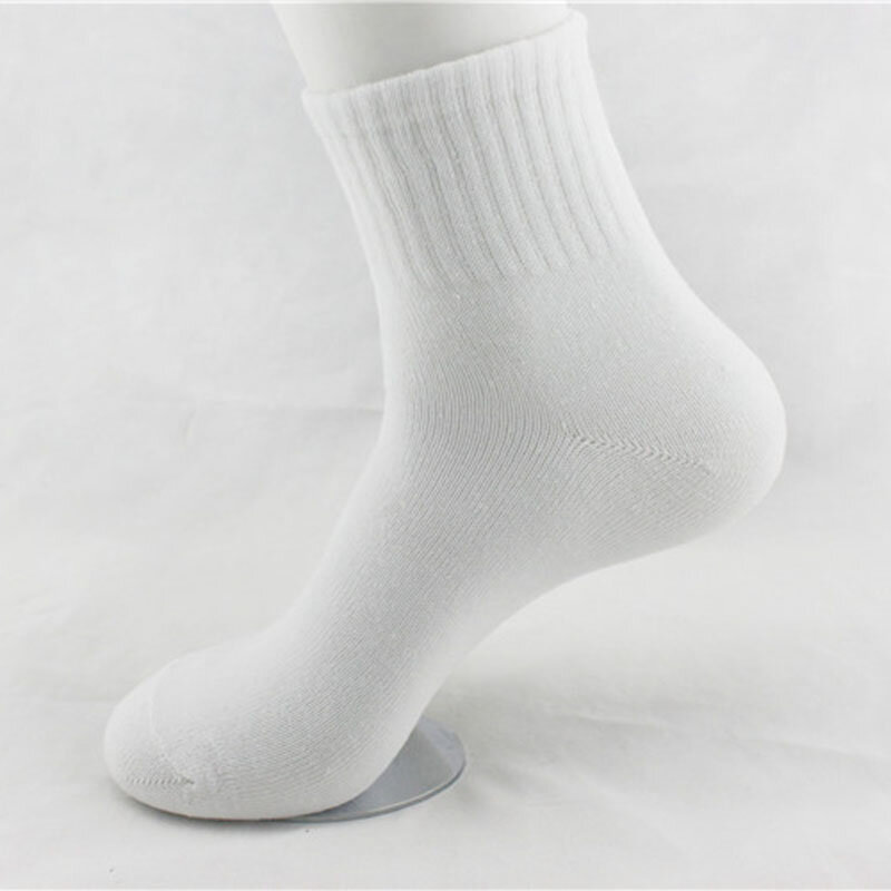 5คู่ถุงเท้าผู้ชายขนาด39-43ฤดูร้อนของแข็งสีสบายๆแฟชั่นชายสั้นถุงเท้าคุณภาพดีเยี่ยม Breathable ทนทานสีดำ Meias