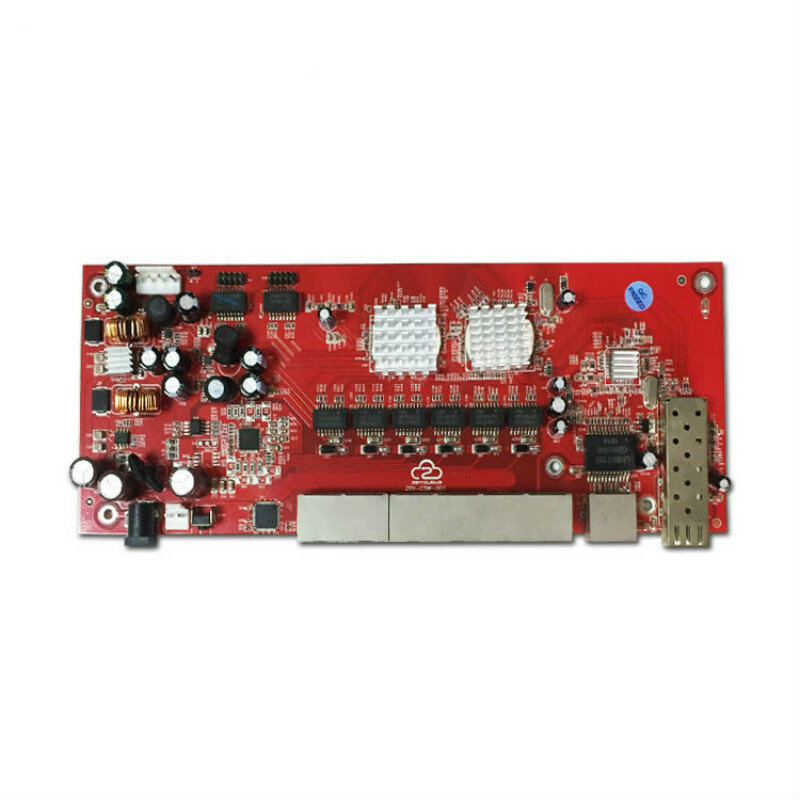 OEM/ODM 9 Port Gigabit SFP Switch Modul Dukungan AF/10/100/1000 Mbps