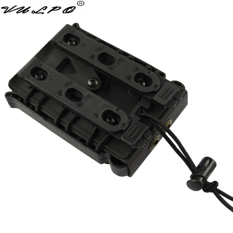 VULPO Tactical 5.56mm 7.62mm Magazine Pouch Molle Belt Fast Attach Carrier Holster 5.56 7.62 Fast Mag Pouch