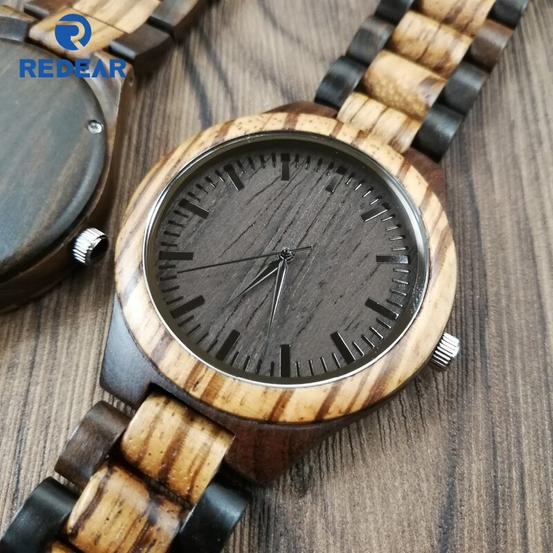 Y1904To ภรรยาของฉัน - ไม้แกะสลักนาฬิกาฉันต้องการจองทุกอย่างญี่ปุ่นอัตโนมัตินาฬิกาควอตซ์ของขวัญครอบครัว