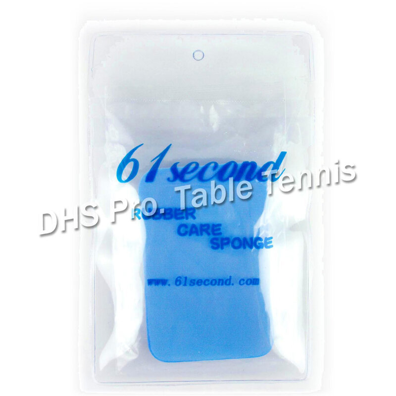 Esponja de goma para tenis de mesa, accesorio deportivo para raqueta de Ping Pong, paleta de murciélago, 61 segundos