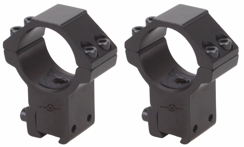 Victoptics 30mm/25.4mm(1inch) Scope Ring Mount With 3 Height One pair Riflescope Mounts Fit Weaver 21mm & Dovetails 11mm Rail