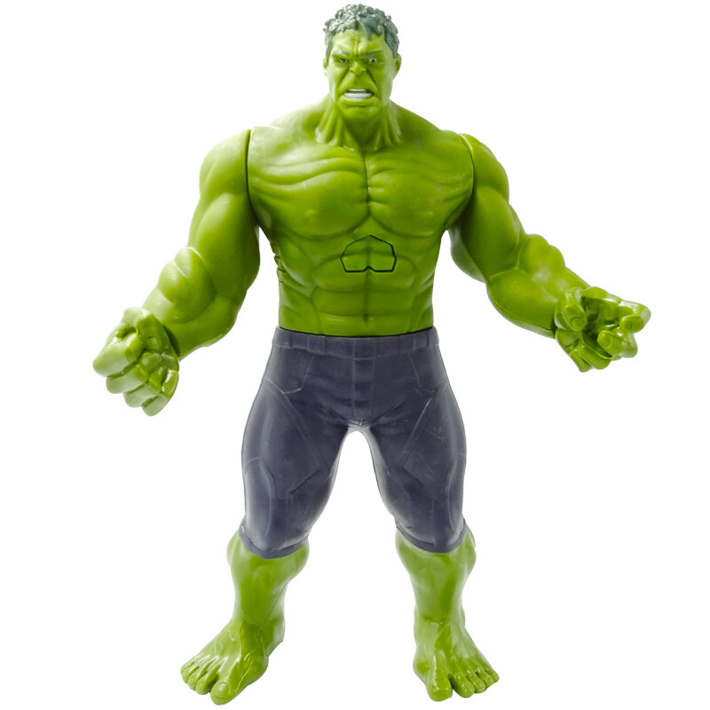 30cm Avengers Toys Thanos Hulk Wolverine Spider Man Iron Man Captain Marvel America Black Panther Thor Action Figure Doll Toy