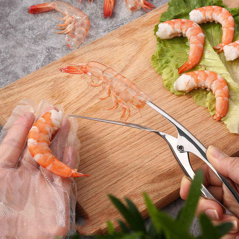 Obieraczka do krewetek urządzenia kuchenne przenośne krewetki ze stali nierdzewnej Deveiner Lobster praktyczne przybory kuchenne nóż rybacki narzędzia
