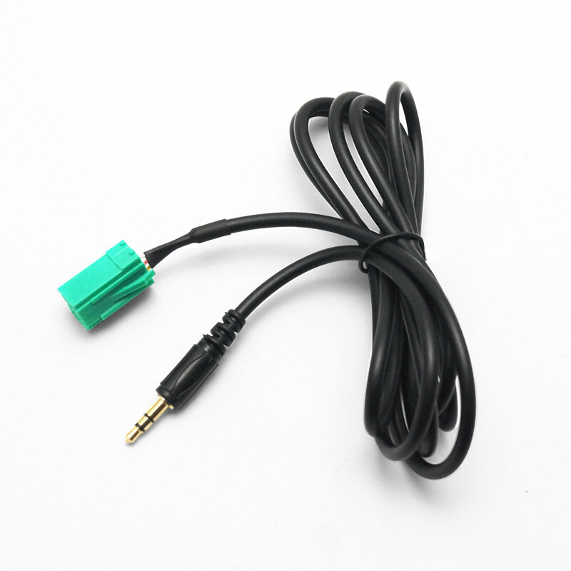 Car Aux Stereo Audio Line Adapter wejściowy kabel 3.5mm dla iPhone iPod MP3 + narzędzie do demontażu dla Renault 2005-2011 Clio Megane