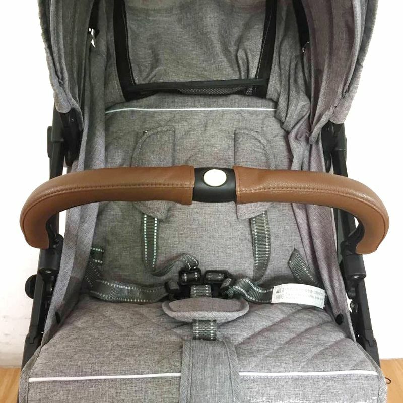 4 sztuk/zestaw wózek akcesoria do wózka dziecinnego skórzane etui uchwyt wózek inwalidzki podłokietnik wózka dziecięcego etui ochronne ze skóry Pu dla yoya plus