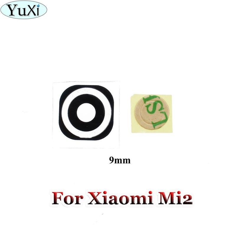 YuXi Voor Xiaomi voor Redmi 1 1 S 2A 3 4A 4X4 4 pro 6A 5 Plus voor redmi note 2 3 4 5 5A Achter Back Camera Glas Lens Cover Lijm