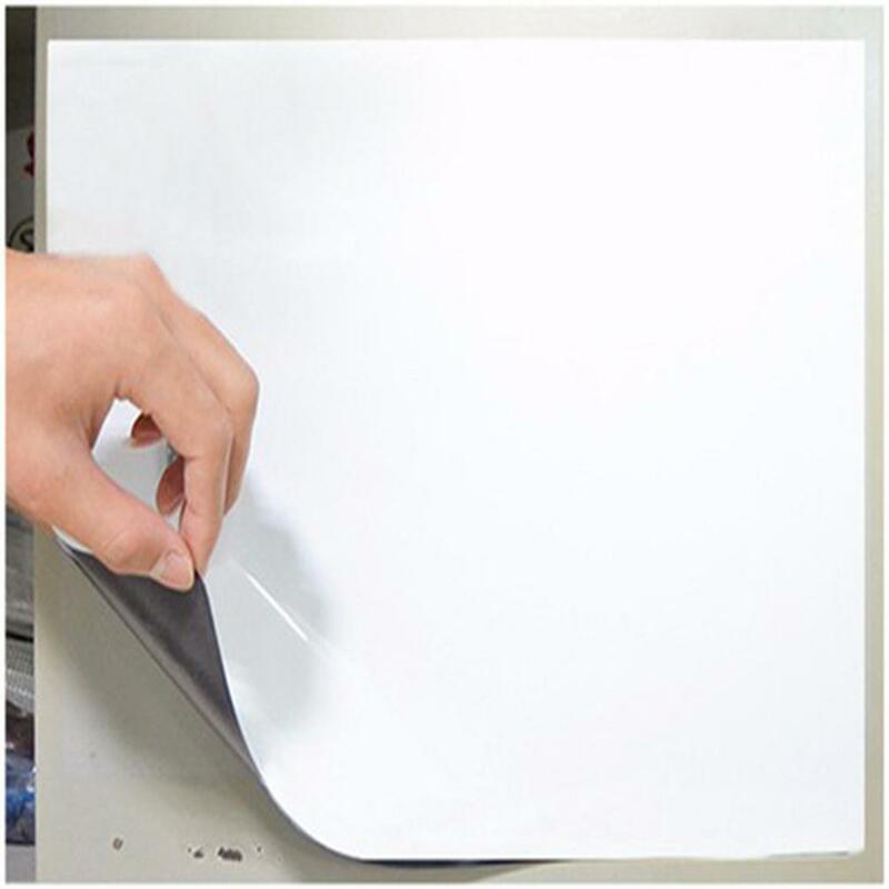 Pizarra blanca Flexible impermeable para niños, tablero de mensajes de dibujo magnético práctico para nevera, Bloc de notas, 21x15cm, A5