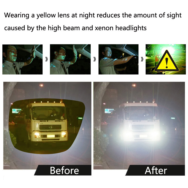 Carro Noite Óculos de Visão Óculos de Sol Óculos de Proteção UV Para Nissan TIIDA TEANA X-TRAIL Skoda Octavia CRV Honda KIA RIO lada