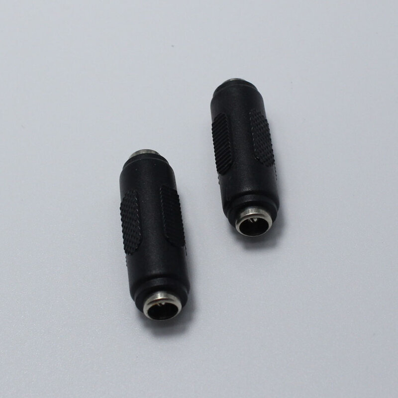 2 uds 5,5*2,1mm/5,5x2,1mm conector de toma de corriente CC hembra a hembra adaptador de montaje de Panel