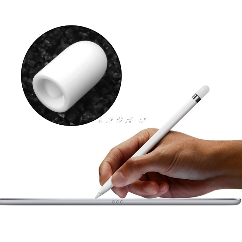1pc lápis silicone capa protetora substituição para apple ipad pro lápis anti-perdido à prova de poeira