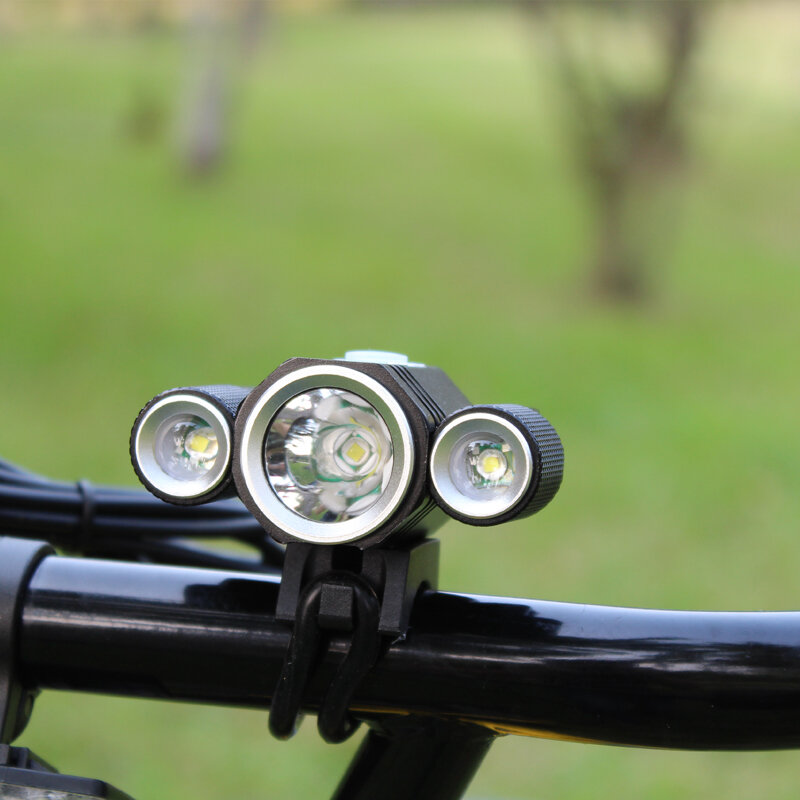 Flash светильник 10000LM 3x XML T6 светодиодный регулировать угол спереди велосипедный светильник Ультра пожарной головной светильник лампы велосипед задний светильник