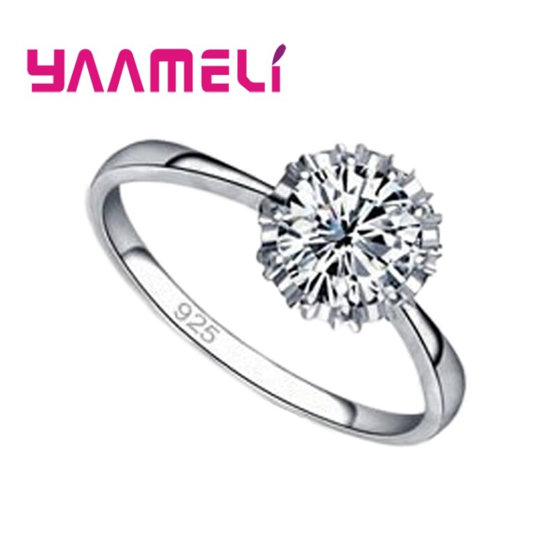 AAA Kubik Zirkon YAAMELI Cincin untuk Wanita Pernikahan Pertunangan Perhiasan Mode Cincin Janji Aksesori Ringen