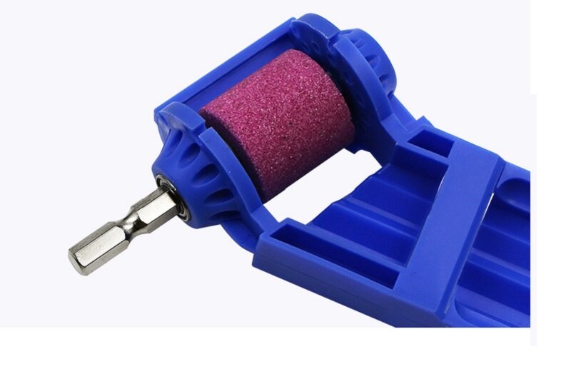 New 1pcs Easy Portable Drill Bit Sharpener Corundum Grinding Wheel for Powered Tools Grinding Drill Size 2-12.5mm