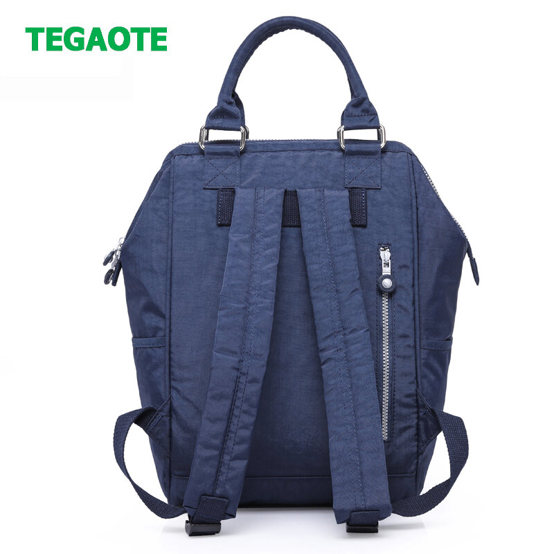 Tegaote moda feminina mochila de alta qualidade juventude náilon escola mochilas para adolescentes meninas do sexo feminino viagem portátil bagpack mochila