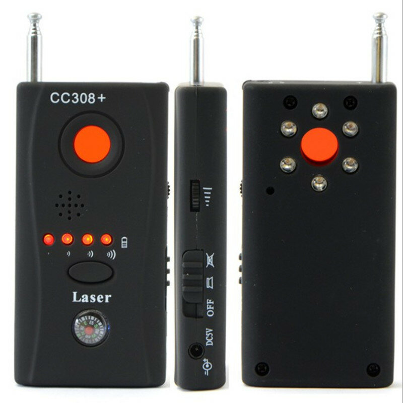 CC308 + Detektor Sinyal Nirkabel Detektor Kamera Detektor Privasi Perlindungan Multifungsi Anti-jujur
