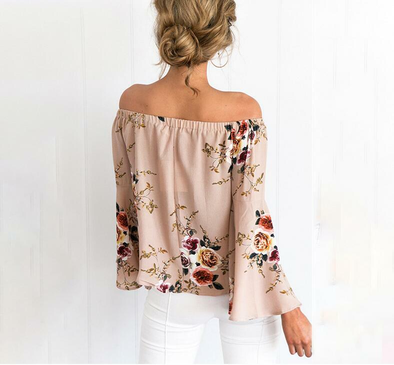 sexy off shoulder ruffle bow blouse shirt 2019 Summer style flare sleeve summer tops Elegant party women blouses blusas plus siz
